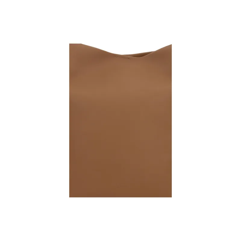 JIL SANDER Calfskin Tote Bag, Shopping Bag, Shoulder Bag Medium Size Women's Hazelnut-3