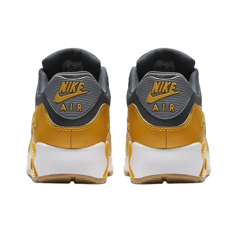 Nike Air Max 90 Anti Slip Wear Resistant Low Top Casual Shoes Women's Gray-3