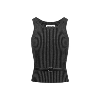 Ann Andelman Tank Tops Women's Dark Gray
