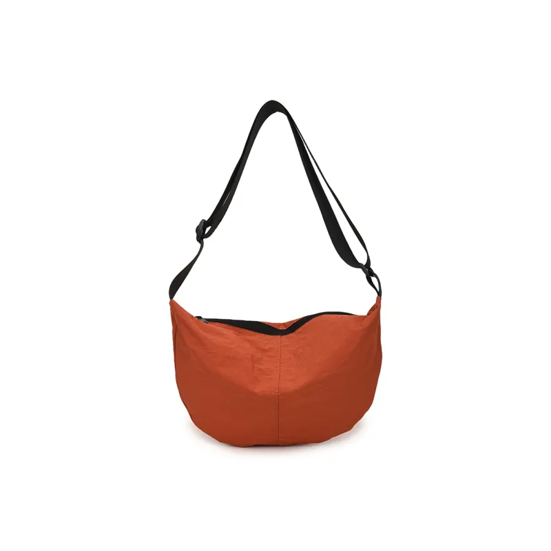 Travel Washed Cloth Crossbody Bag, Shoulder Bag Unisex Black/White/Green/Yellow/Orange-28