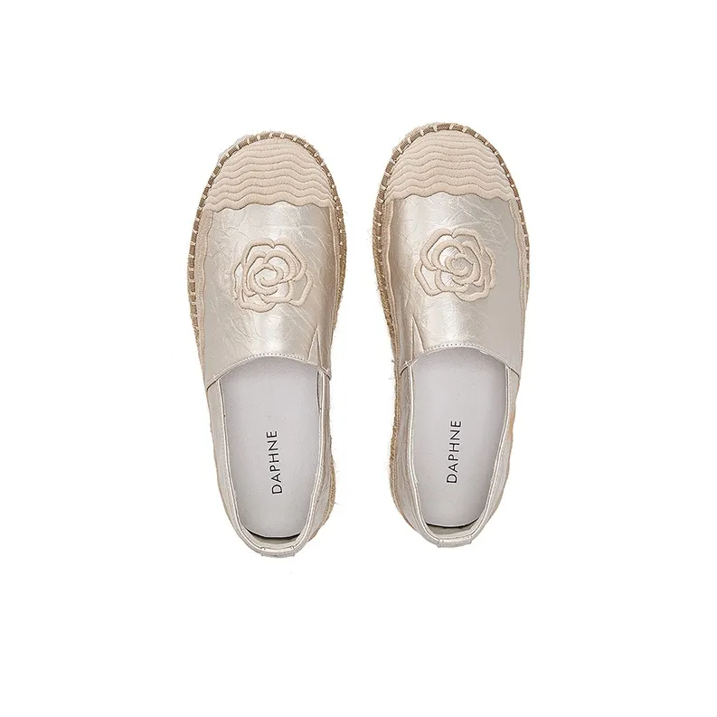 DAPHNE Espadrilles Women's Beige/Silver-9