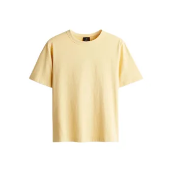 H&M T Shirts Men Yellow