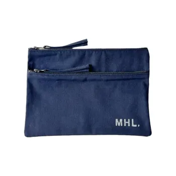 MHL. Cotton Clutch Tubas Unisex Marine Blue