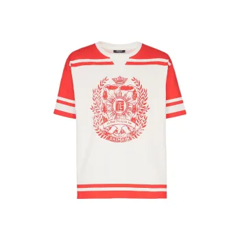 BALMAIN T Shirts Men Red