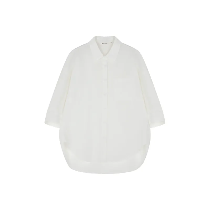 Mo Han Yi Mei Shirts Women's Raw White-1