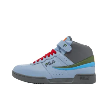 FILA F 13 Anti Slip Wear Resistant High Top Casual Shoes Men's Blue