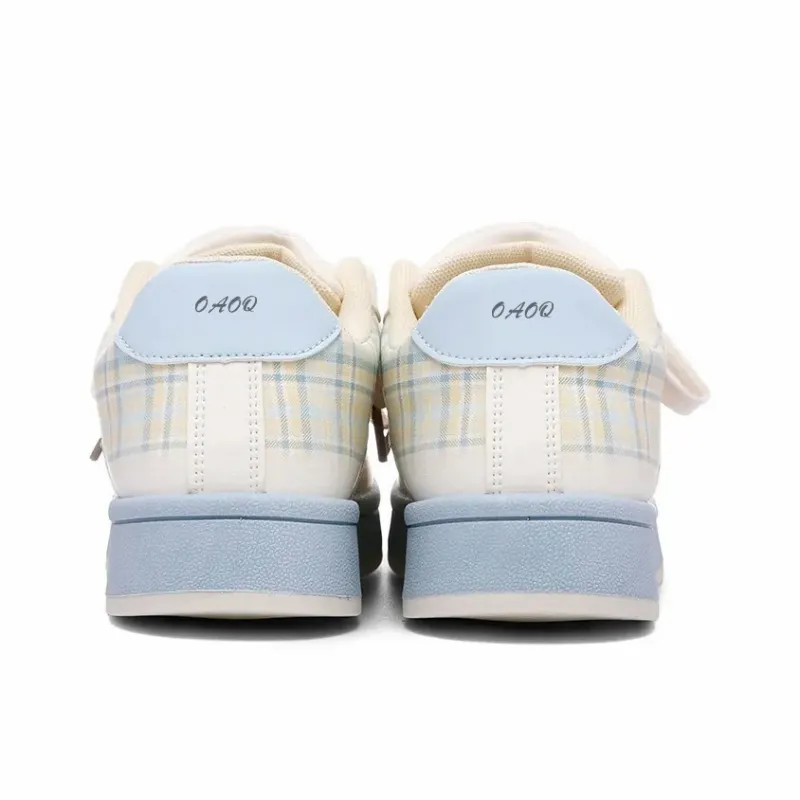 OAOQ Cushioning, Abrasion Resistant, Lightweight, And Breathable Low Top Skateboard Shoes Women's-3