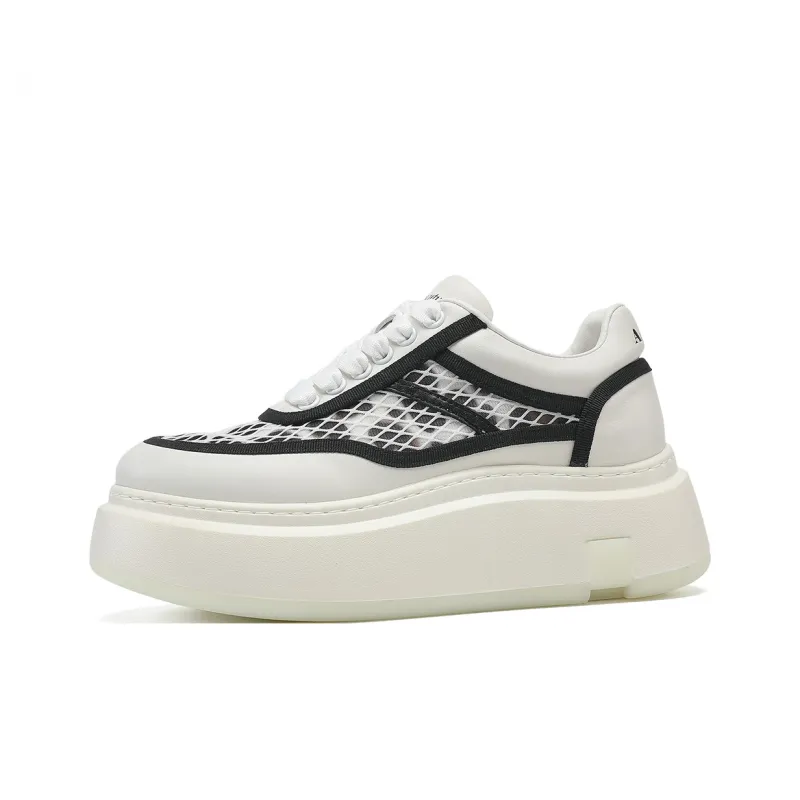 AQUASCUTUM Height Increasing, Breathable, Lightweight Low Top Skateboard Shoes Women's-7