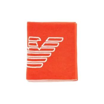 EMPORIO ARMANI Towels Orange Red