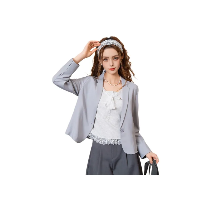 FAWENXIANGZI Summer Business Suit Loose Fit Women's-20