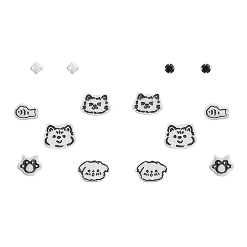 Muyan Alloy Stud Earrings Women's-0