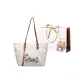 Ecru+Shopping Bag