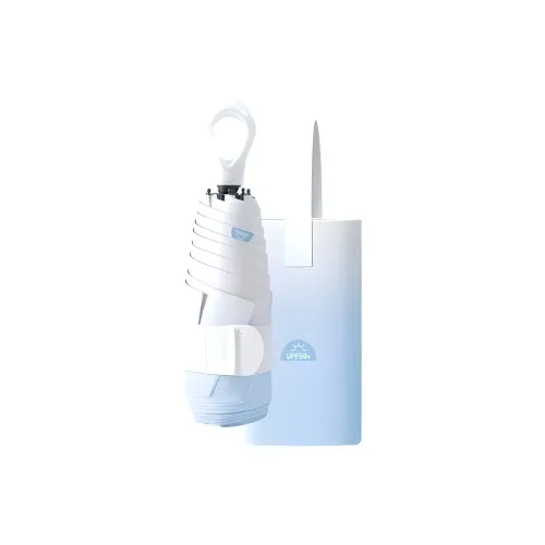 Imono Compact And Convenient Five Fold Umbrella With UV Protection Sky Blue, Pink, Milk Coffee, Grass Green, Lavender