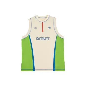 AMLM Tank Tops Unisex Beige Yellow
