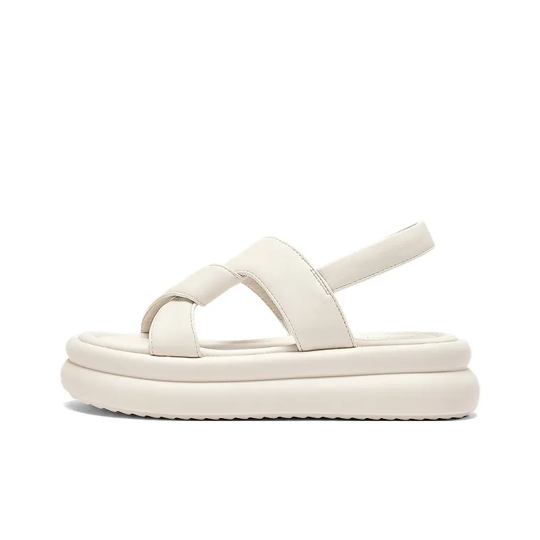 DAPHNE Beach Sandals Women's Ecru-0