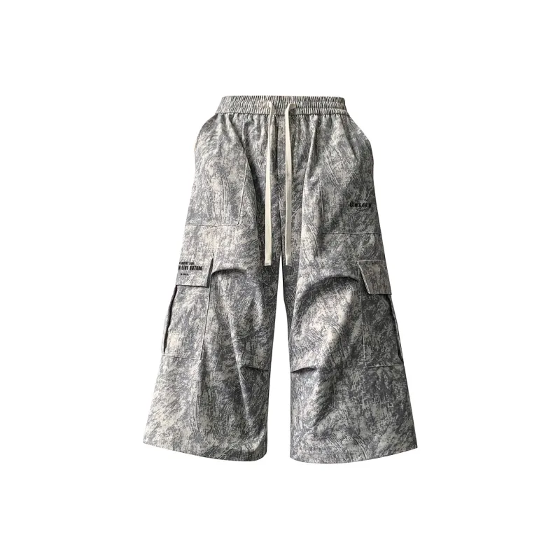 Qnxeey Cargo Shorts Unisex-5