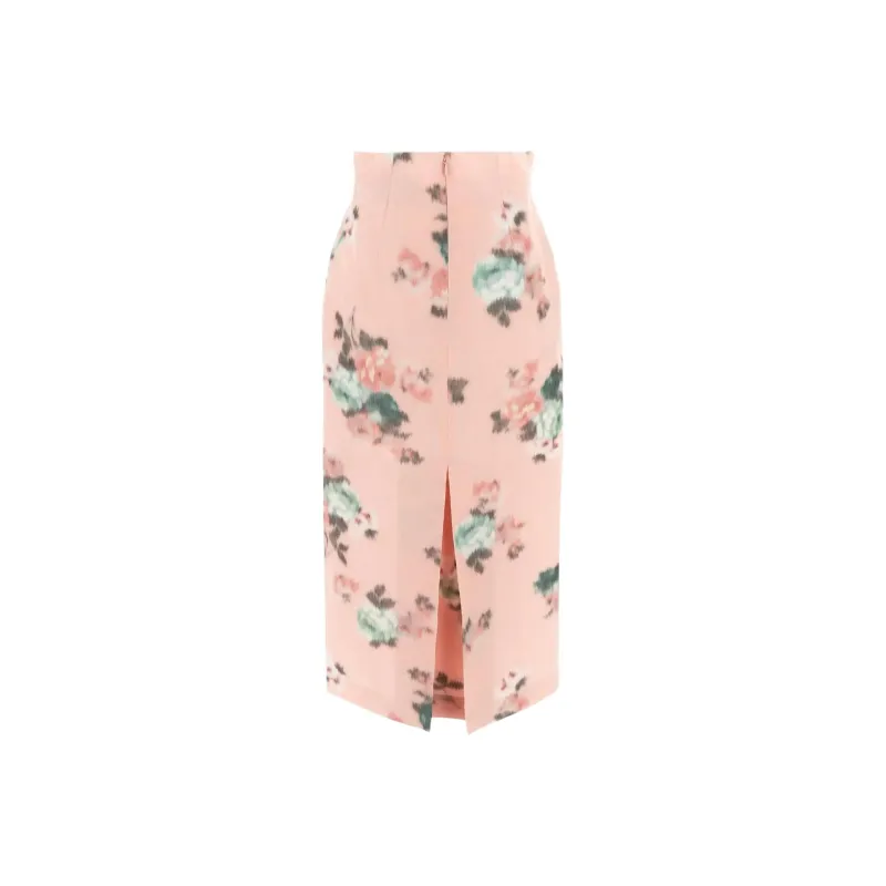 PHILOSOPHY DI LORENZO SERAFINI Floral print Pencil Skirt-1