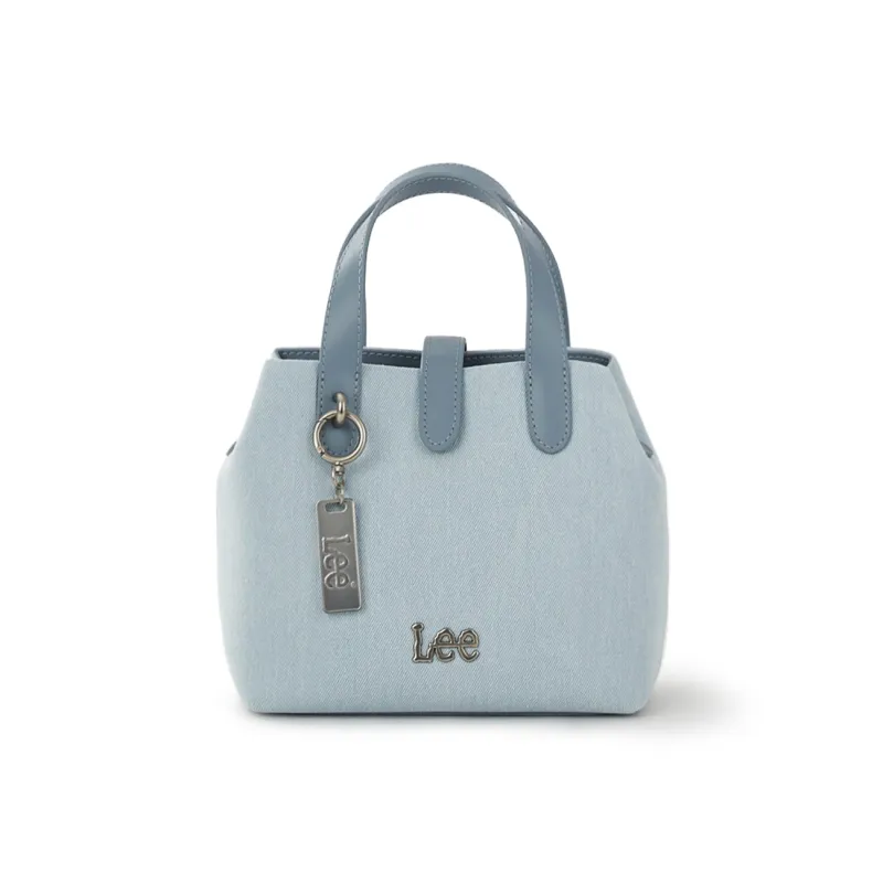 Lee Fabric Bucket Bag, Portable Crossbody Bag, Shoulder Bag Women's Dark Blue-0