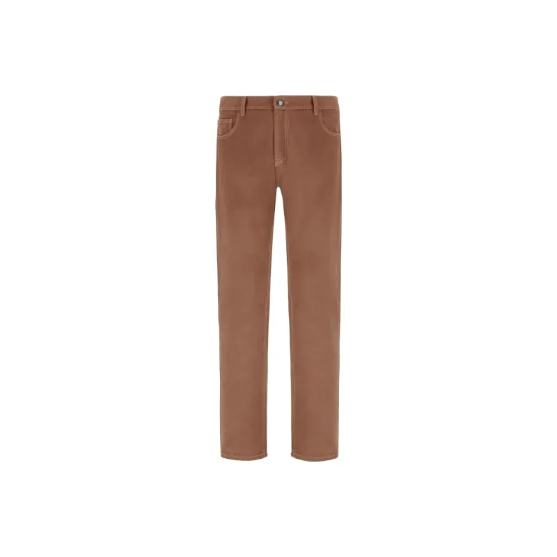 Canali Jeans Men Terracotta-0