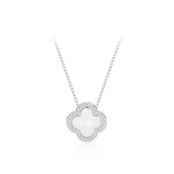 Love Link Chalcedony Jade Necklaces Women's