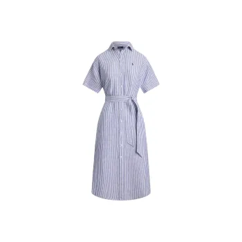 Polo Ralph Lauren Short Sleeved Dress Women's Blue