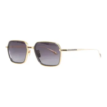 JACQUES MARIE MAGE Titanium Irregular Shape Sunglasses Women's Gold