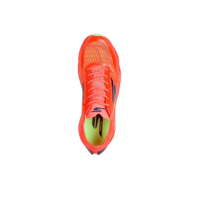 Skechers Aero Tempo Low Top Running Shoes Men's Orange-4