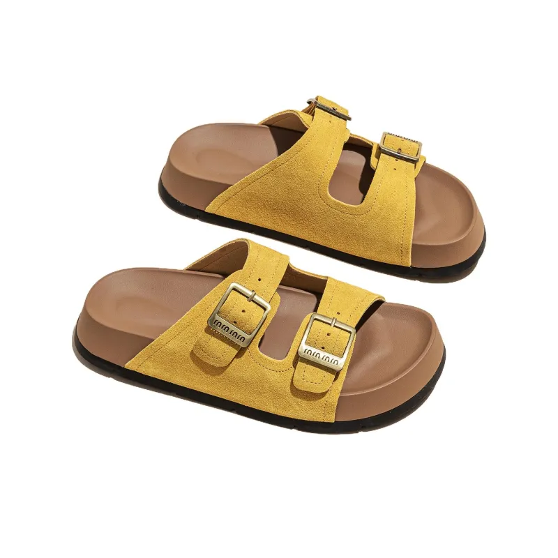 Help Rubber Sole Cut Out Odor Resistant Quick Dry Slide Slippers Women's-5