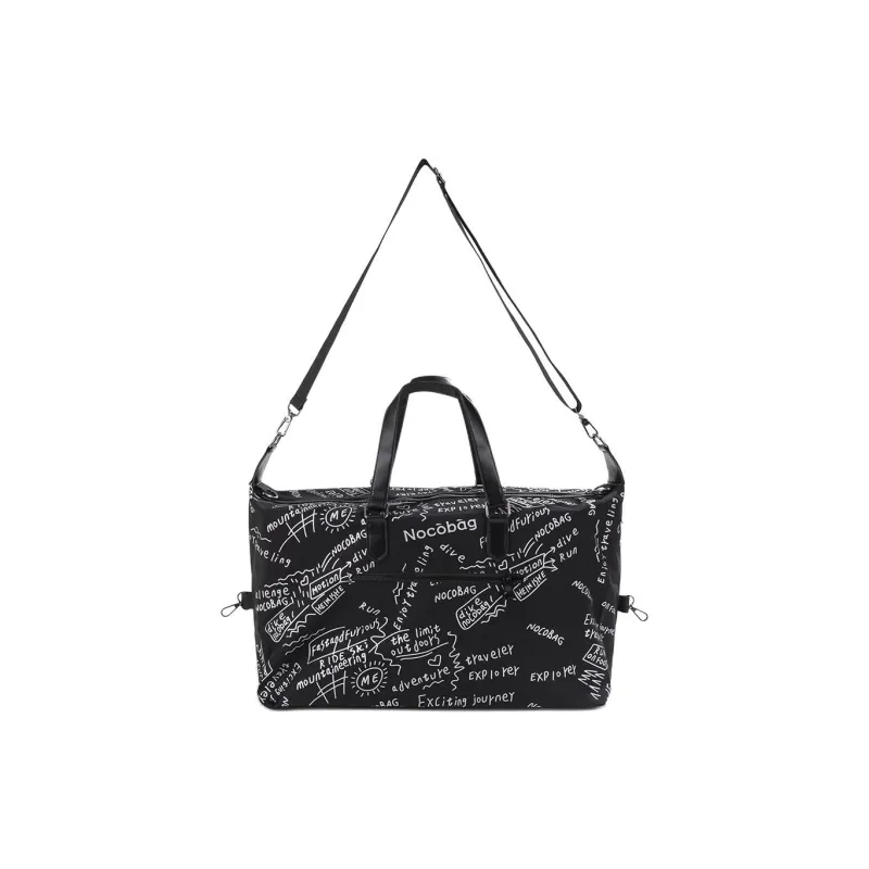 VIHUS Canvas Shoulder Bag, Crossbody Bag, Handbag Regular Unisex Black-0