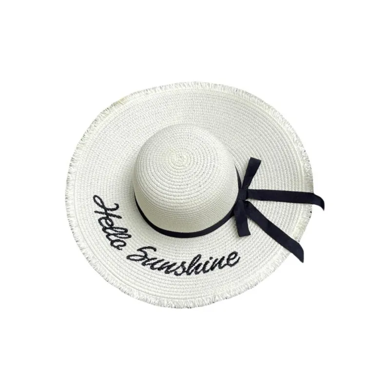 BOOLFEN Straw Woven Bucket Hats Women's-2
