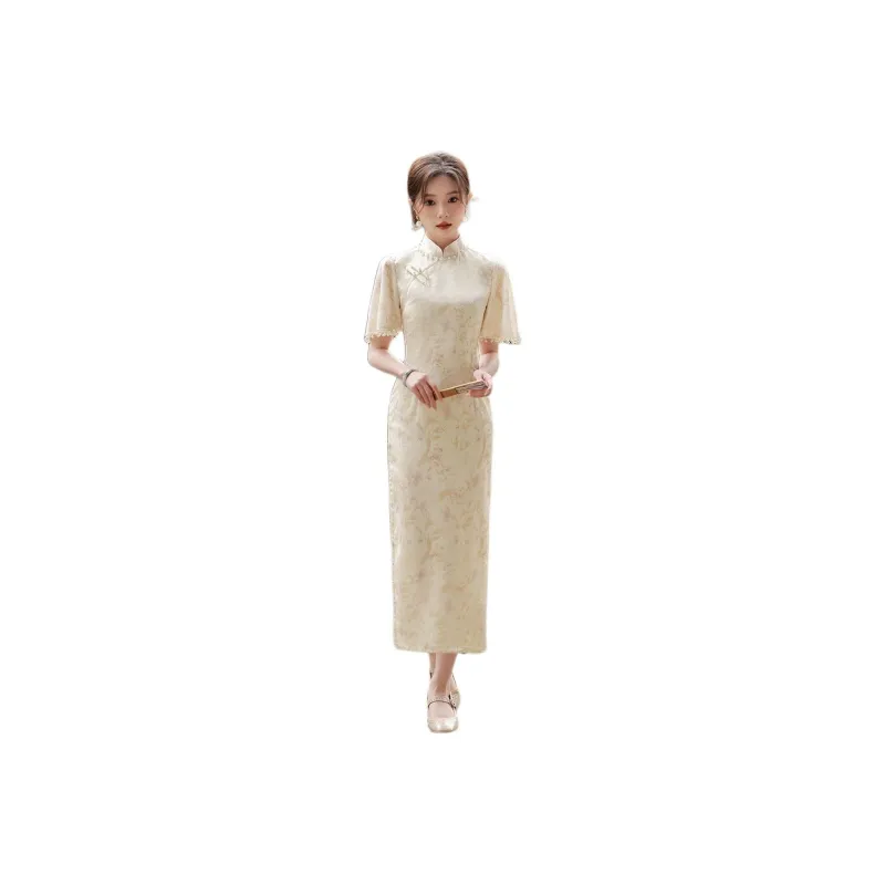 Mu Xiao Xin Short Sleeved Dress Women's-0