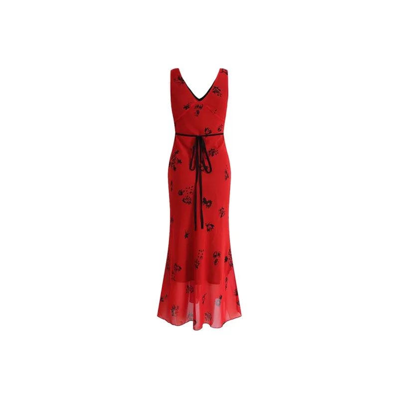 Mu Xiao Xin Sleeveless Dress Women's-0