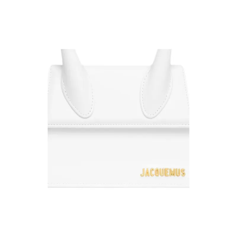 Jacquemus Leather Handbag Medium Size Women's White-1