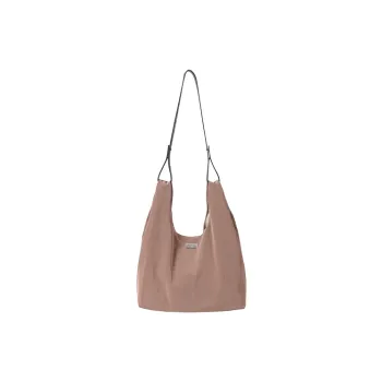 REBIRTH Synthetic Leather Shoulder Bag Women's Light Khaki/Dark Brown