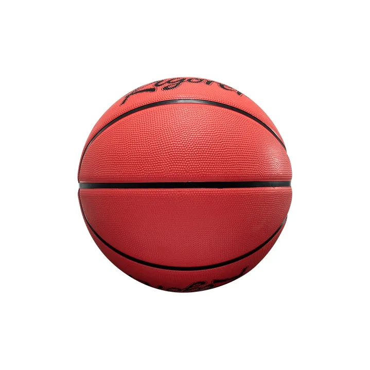 RIGORER Rubber Basketball Laser Red Size 7 Street Training Competition Unisex-4