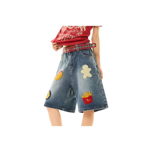 FFOMKE Denim Shorts Unisex