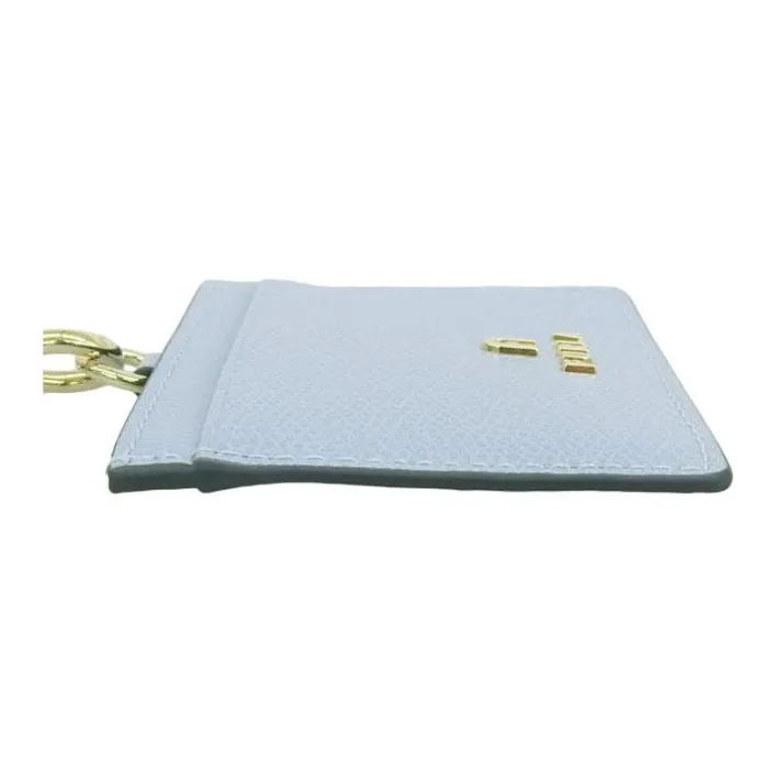 Furla Leather Card Holder Women's Blue-2