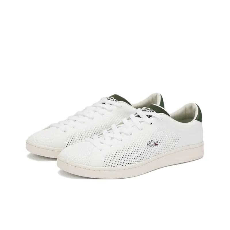 LACOSTE Carnaby Anti Slip Wear Resistant Low Top Skateboard Shoes Men's-12