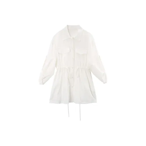 A Paradise For Awakening Trench Coat Women's