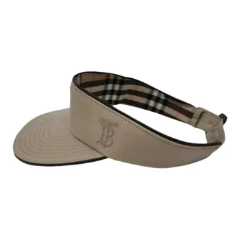 Burberry Cotton Sun Protection Hats Unisex Beige