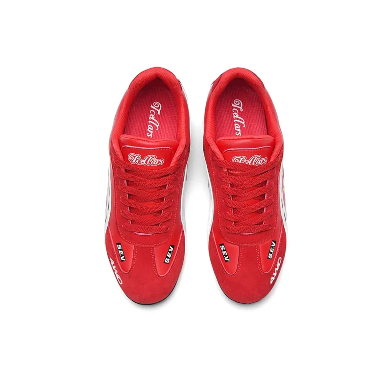 TCELLARS Cushioning, Abrasion Resistant, Breathable, Lightweight, Height Increasing Low Top Casual Shoes Unisex-8