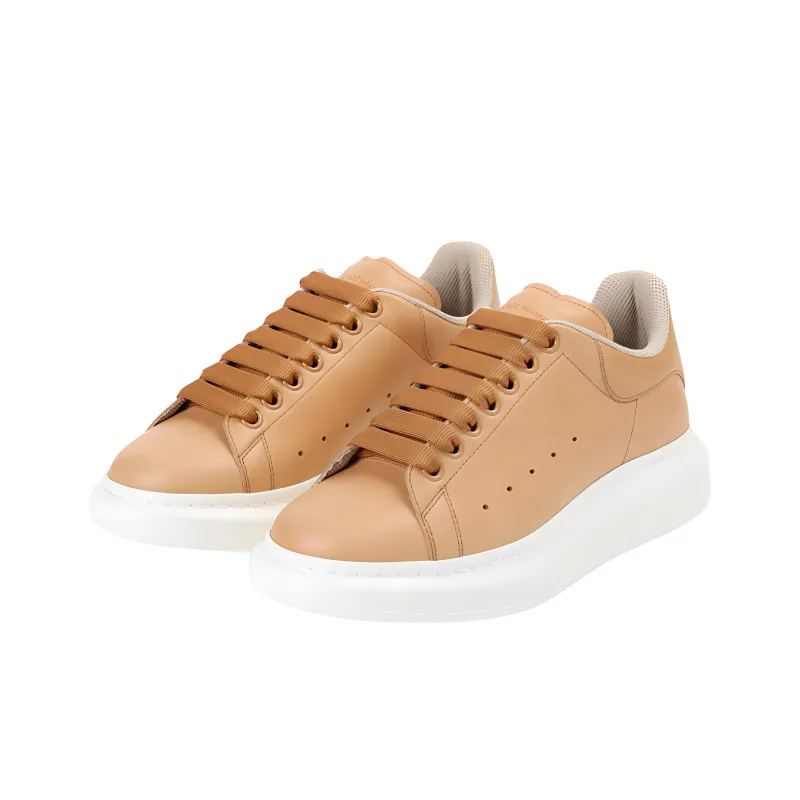 Alexander McQueen Low-Top Skateboard Shoes Men's Khaki-2