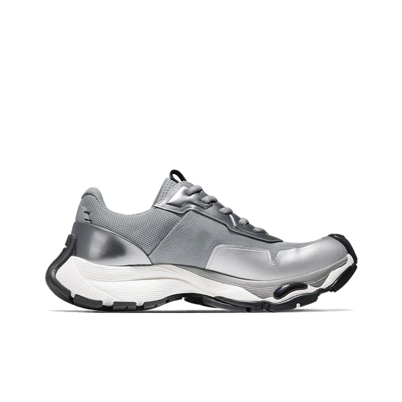 SALAXI Cushioning Abrasion Resistant Breathable Low Top Chunky Sneakers Unisex-7