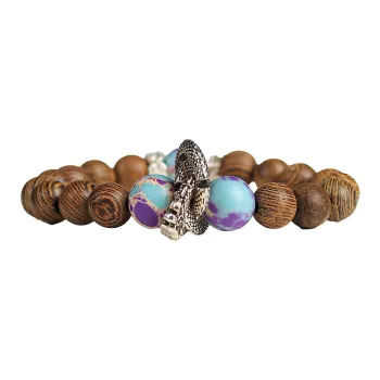 ZHUOJIN Redwood Bracelets Unisex