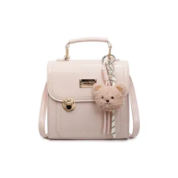 Yalu PU Backpack Women's Ecru/Black/Yellow/Blue/Pink