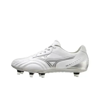Mizuno WAITANGI Anti Slip Wear Resistant Soccer Shoes Men's White