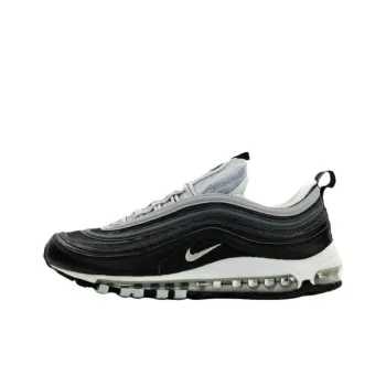 Nike Air Max 97 Anti Slip Wear Resistant Low Top Running Shoes Unisex Black