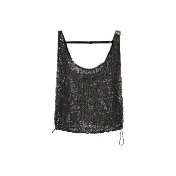 GIMING Crop Tops Women's Black