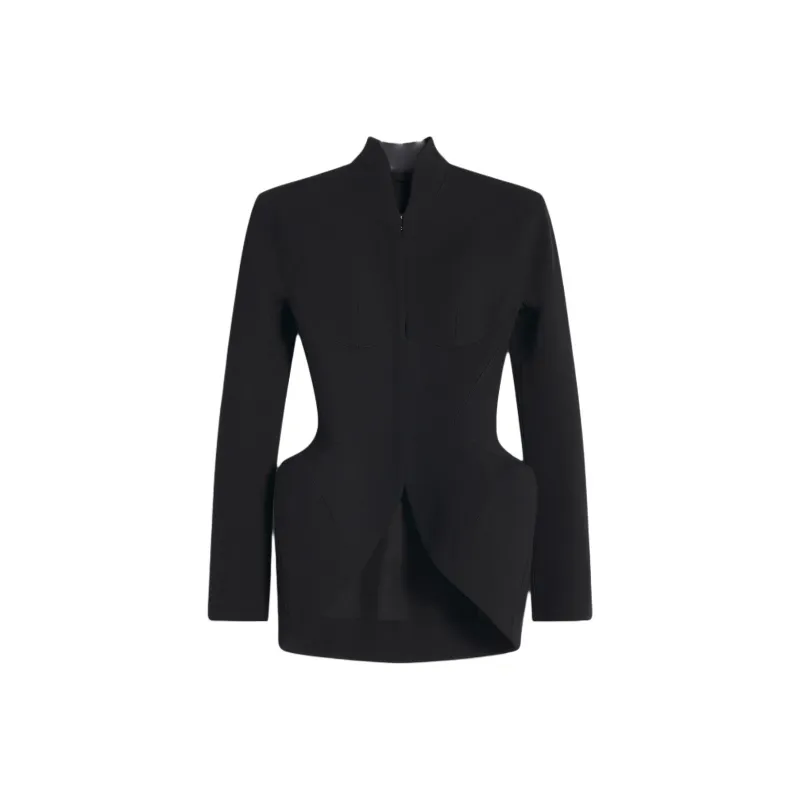 Mugler Hook & Eye Sculptural Jacket-0