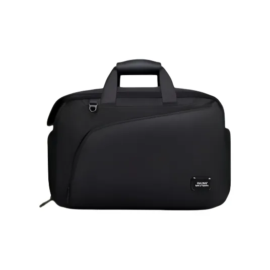 SWISS MILITARY Composite Fabric With Synthetic Leather Travel Bag Men's Black-2